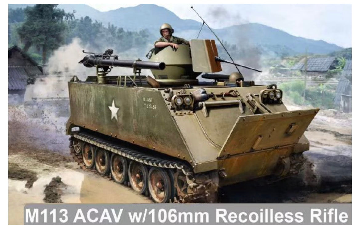 Dragon 3575 M113 ACAV with 106mm Recoilless Rifle Gun