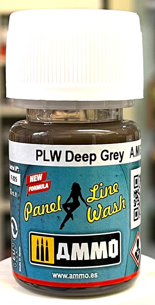 MiG AMMO Panel Line Wash - Deep Grey