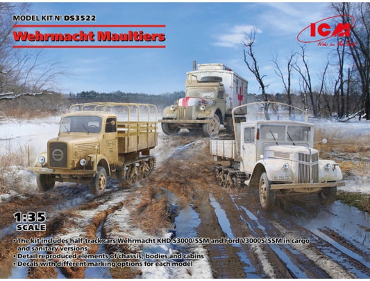 ICM DS3522 Wehrmacht Maultiers
