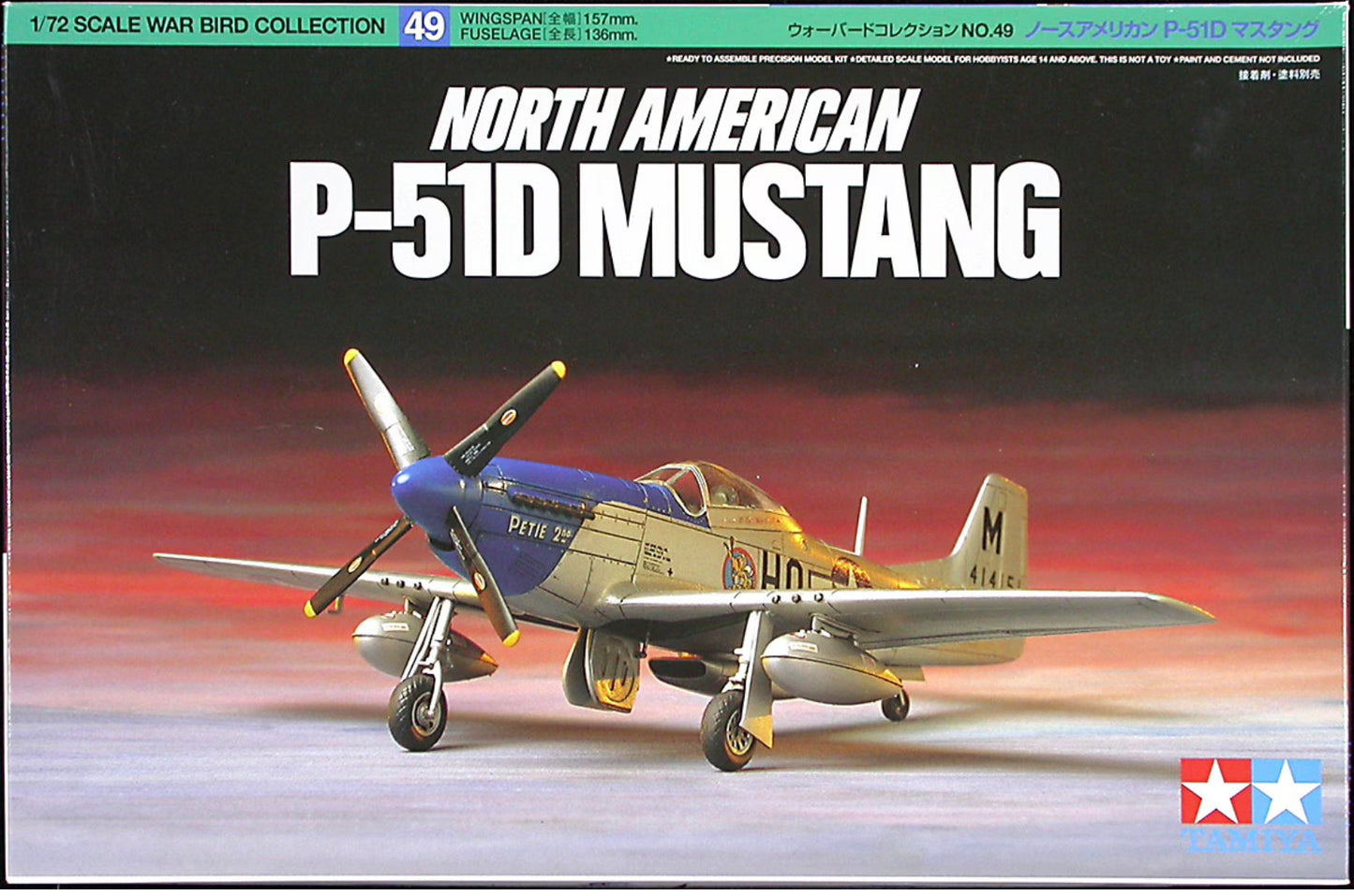 Tamiya 60749 North American P-51D Mustang