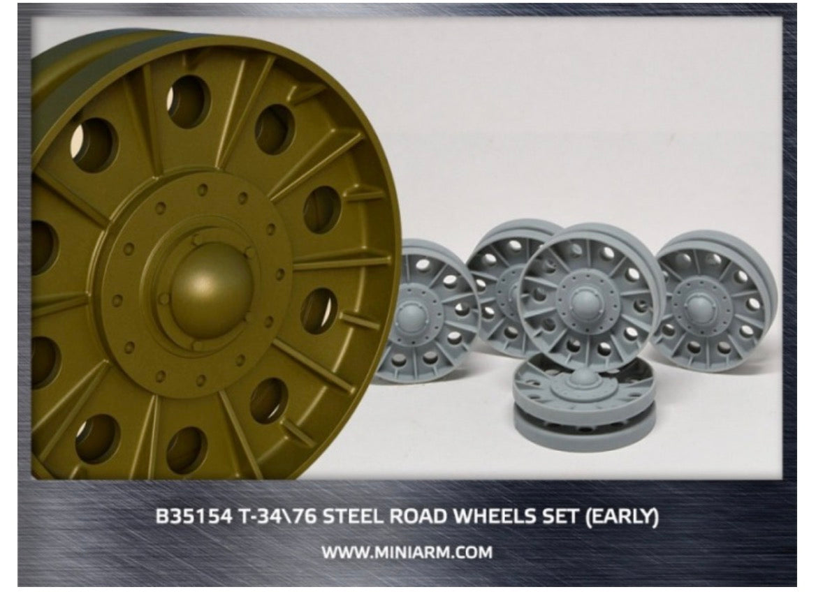 *PRE OWNED* Miniarm B35154 T-34/76 Steel Road Wheels