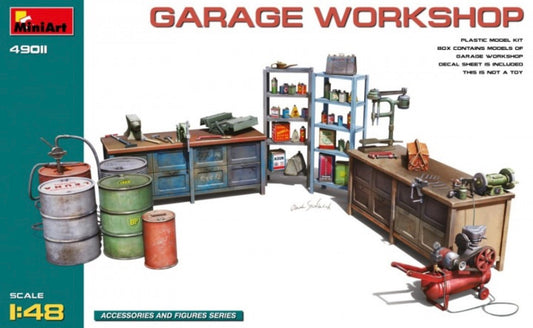 Miniart 49011 Garage Workshop
