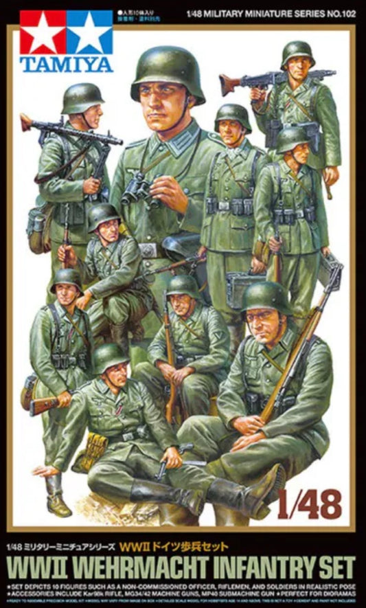 Tamiya 32602 WWII Wehrmacht Infantry Set