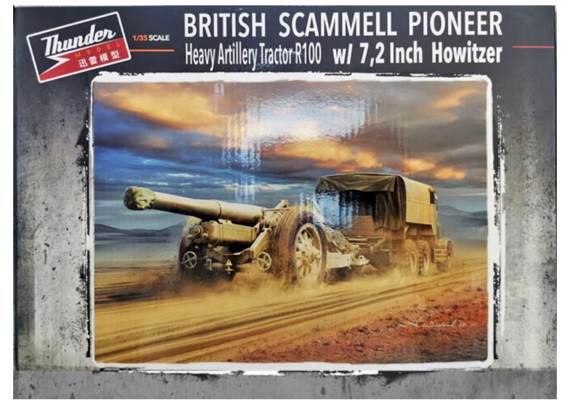 Thunder 35212 British Scammell Pioneer with 7.2in Howitzer