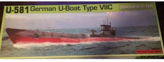 *PRE OWNED* Modelcraft 150-001 U-581 German U-Boat Type VIIC