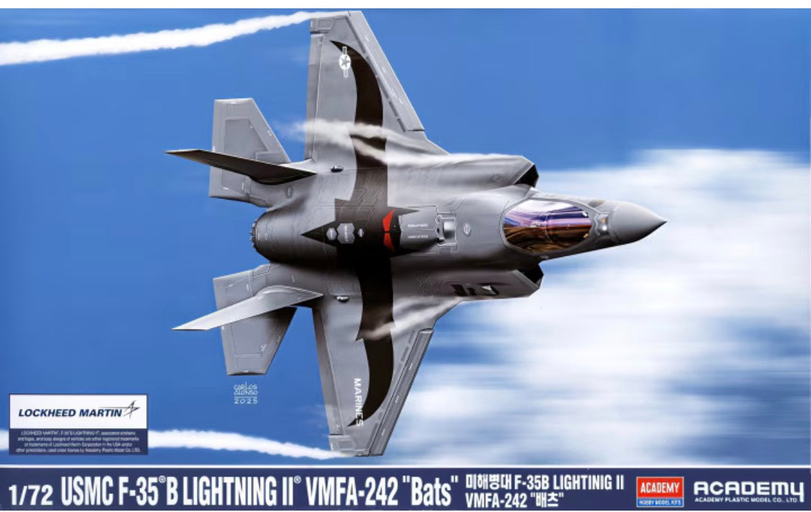 Academy 12592 USMC F-35B Lightning II VMFA-242 “Bats”