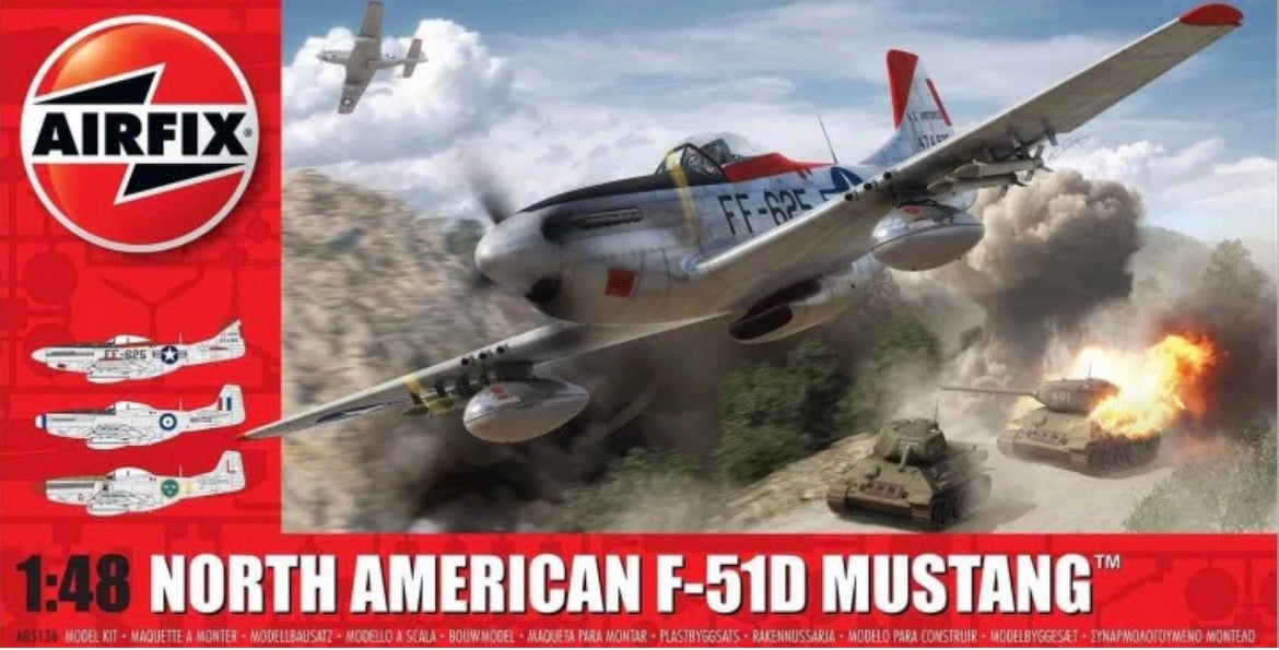 Airfix A05136 North American F-51D Mustang