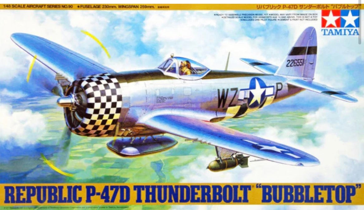 Tamiya 61090 Republic P-47D Thunderbolt ‘Bubbletop’