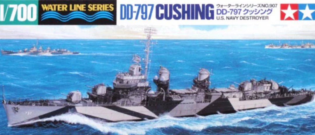 Tamiya 31907 US Navy Destroyer DD797 Cushing