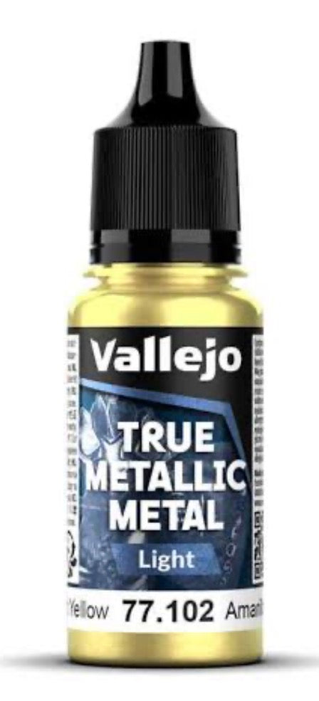 Vallejo True Metallic Metal 77.102 Radiant Yellow