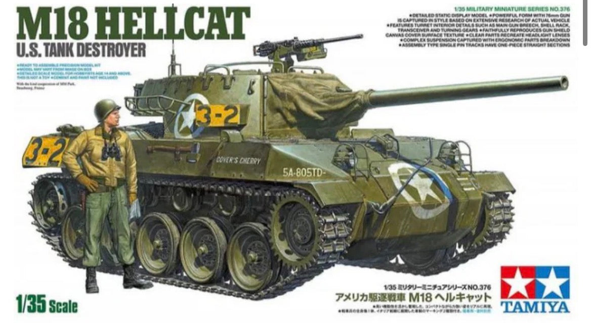 Tamiya 35376 U.S. Tank Destroyer M18 Hellcat