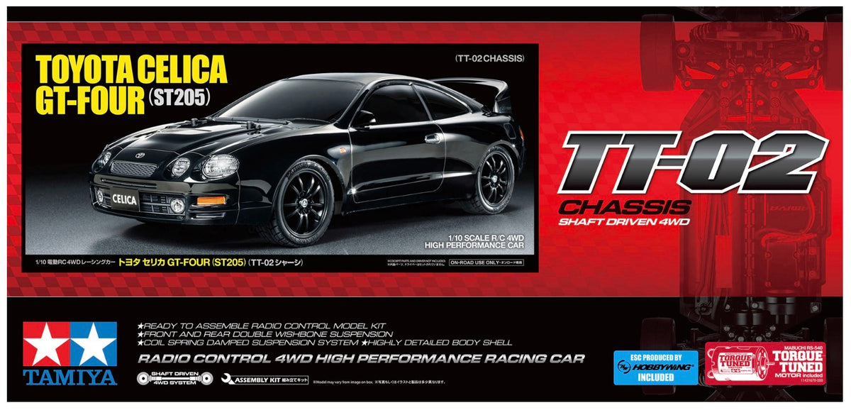 Tamiya 58743 RC Toyota GT-FOUR (ST205)