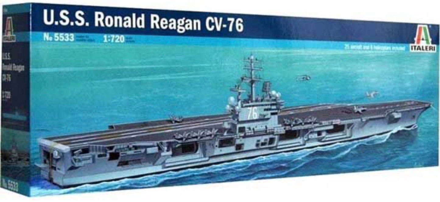Italeri No.5533 U.S.S. Ronald Reagan CVN-76