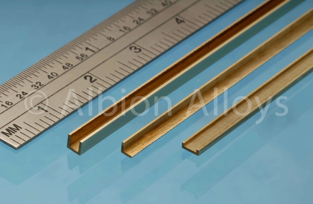 Albion Alloys A2 Brass Angle 2 X 2mm