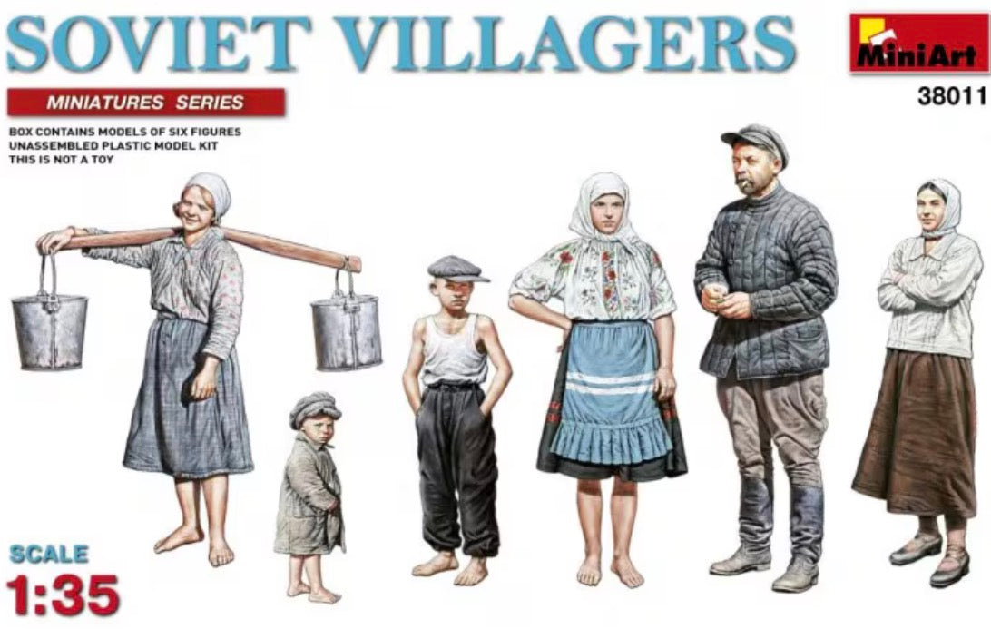 Miniart 38011 Soviet Villagers