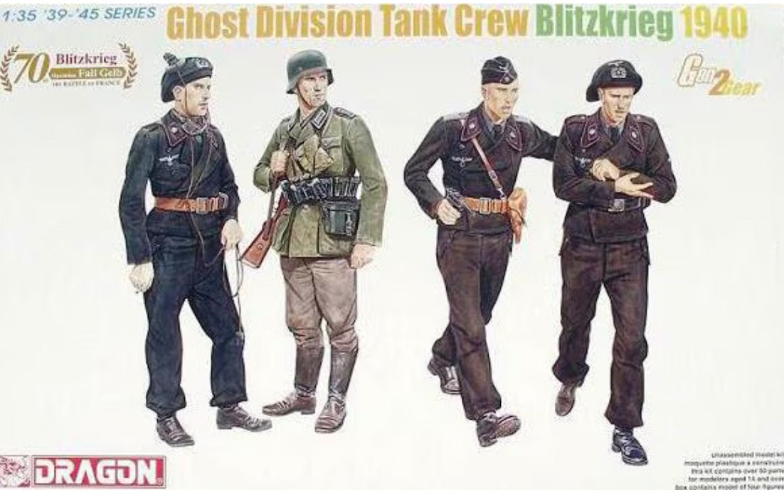 Dragon 6654 Ghost Division Tank Crew (Blitzkrieg 1940)
