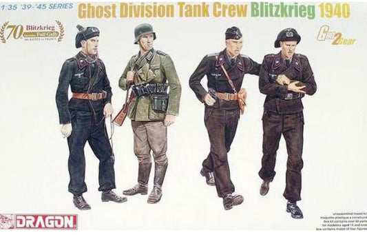 Dragon 6654 Ghost Division Tank Crew (Blitzkrieg 1940)