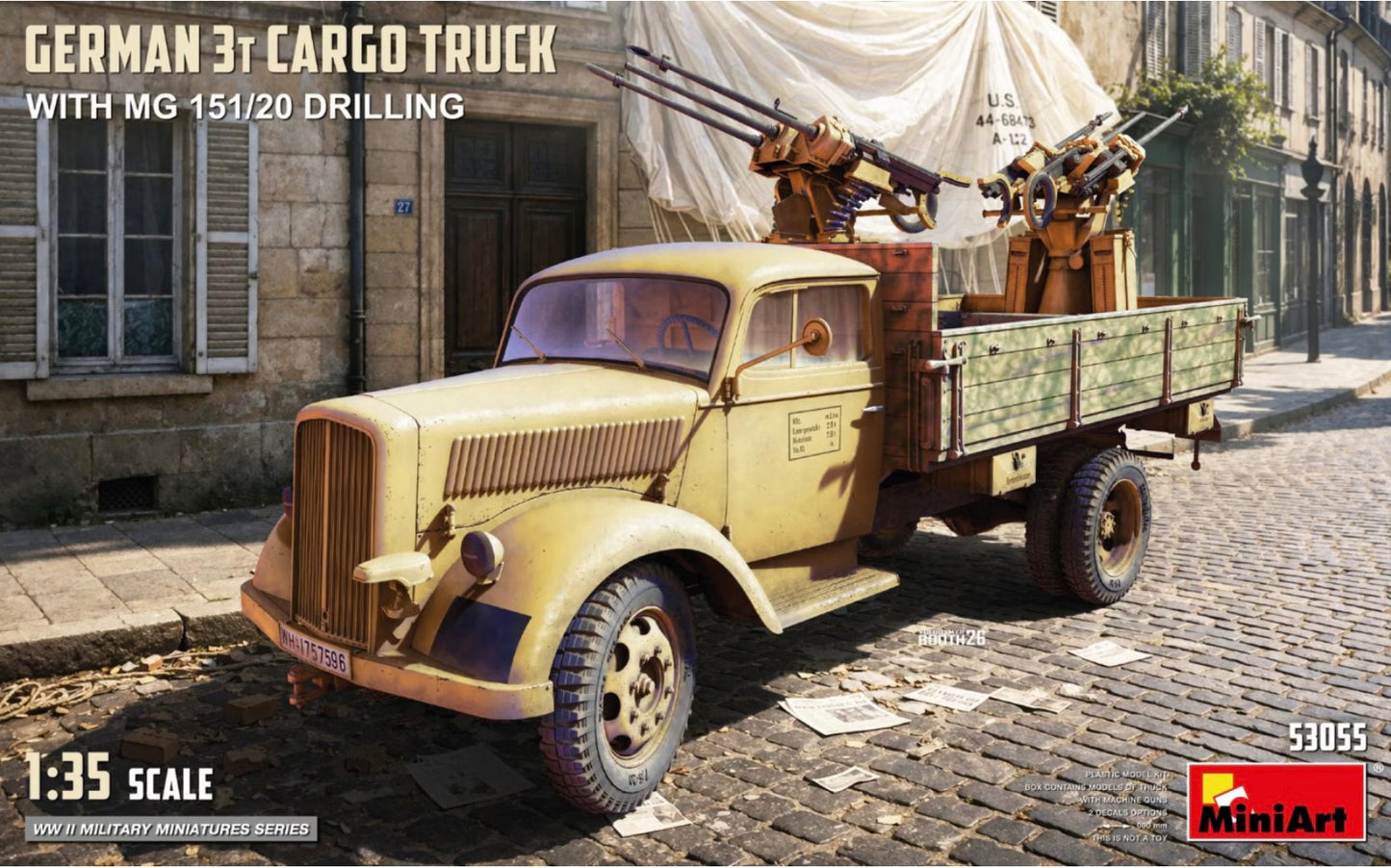 Miniart 53055 German 3t Cargo Truck