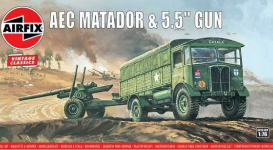 Airfix A01314V AEC Matador & 5.5” Gun