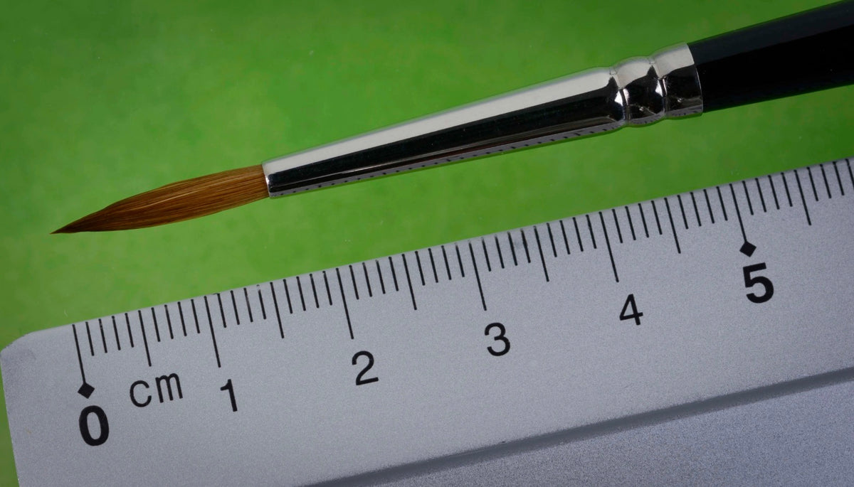 KB6070 Kolinsky Hair Round Pointed Brush - Size 4