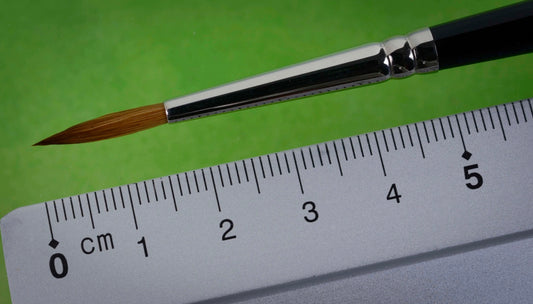 KB6070 Kolinsky Hair Round Pointed Brush - Size 4