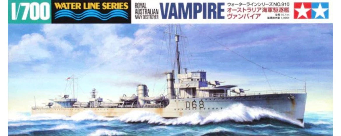 Tamiya 31910 Royal Australian Navy Destroyer Vampire