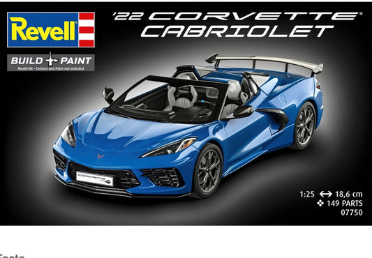 Revell 07750 ‘22 Corvette Cabriolet