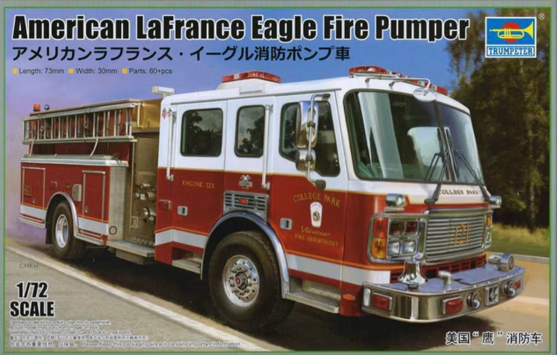 Trumpeter 07445 American LaFrance Eagle Fire Pumper