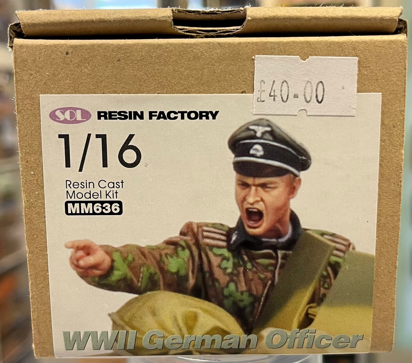 *Pre-Owned* SOL Resin Factory MM636 WWII German Officer 1:16