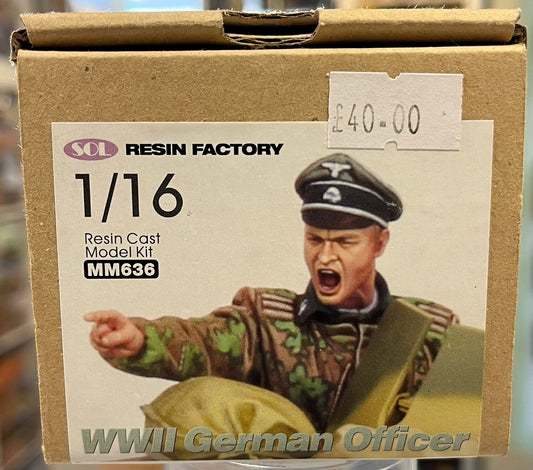 *Pre-Owned* SOL Resin Factory MM636 WWII German Officer 1:16