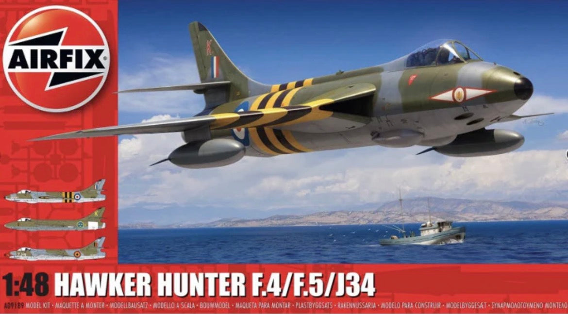 Airfix A09189 Hawker Hunter   F4./F.5/J34
