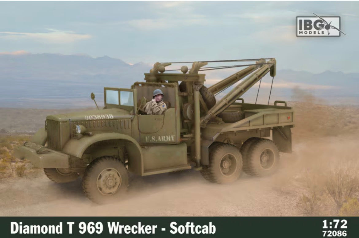 IBG Models 72068 Diamond T 969 Wrecker - Softcab