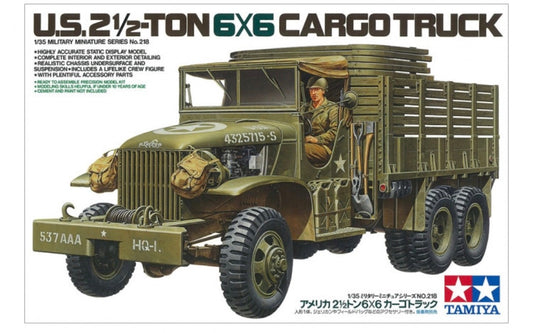 Tamiya 35218 US 2.5ton 6x6 Cargo Truck