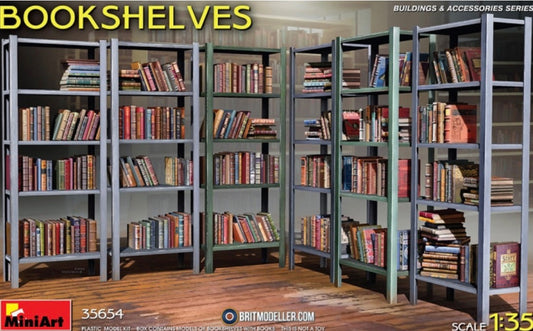 Miniart 35654 Bookshelves
