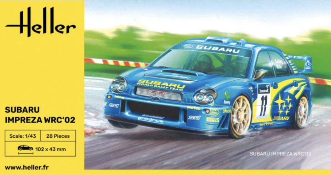 Heller 80199 Subaru Impreza WRC ‘02