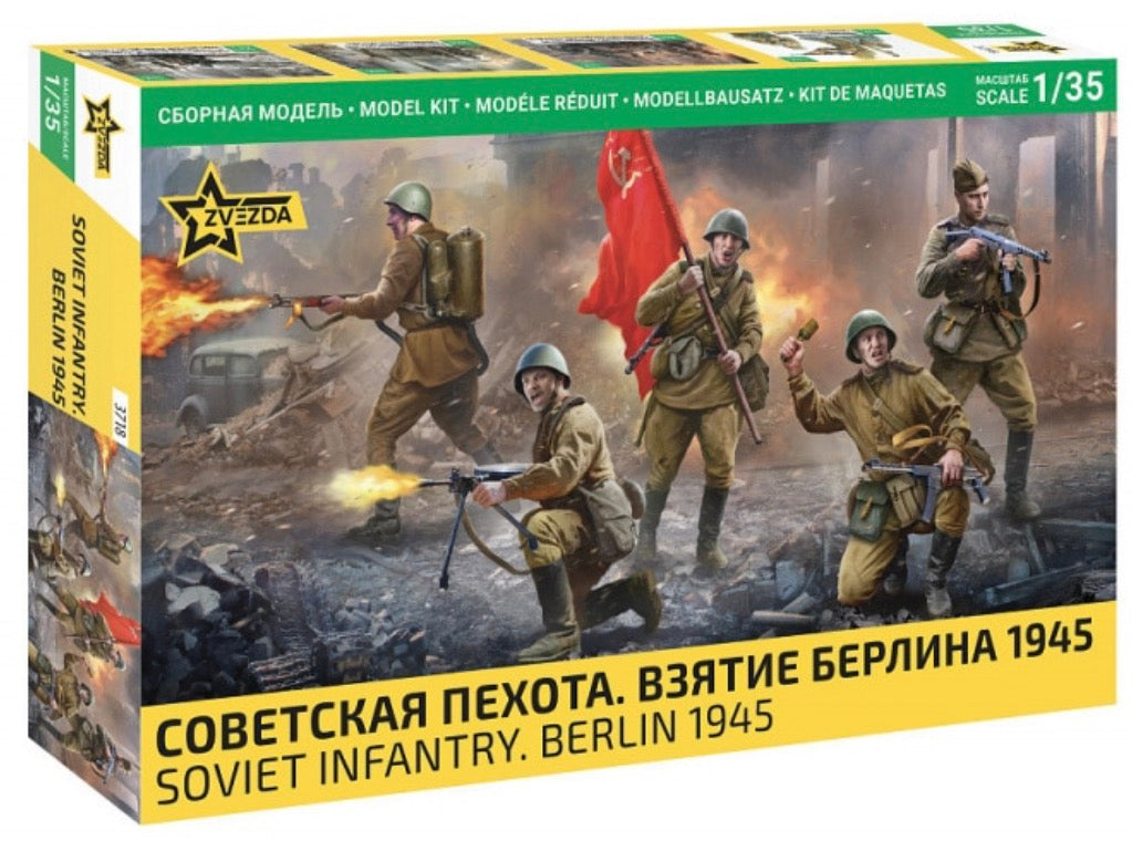 Zvezda 3718 Soviet Infantry - Berlin 1945