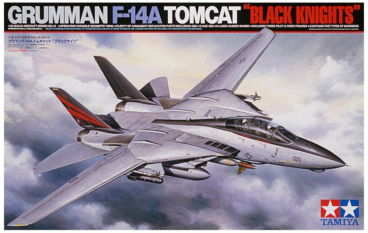 Tamiya 60313 Grumman F-14A Tomcat “Black Knights”