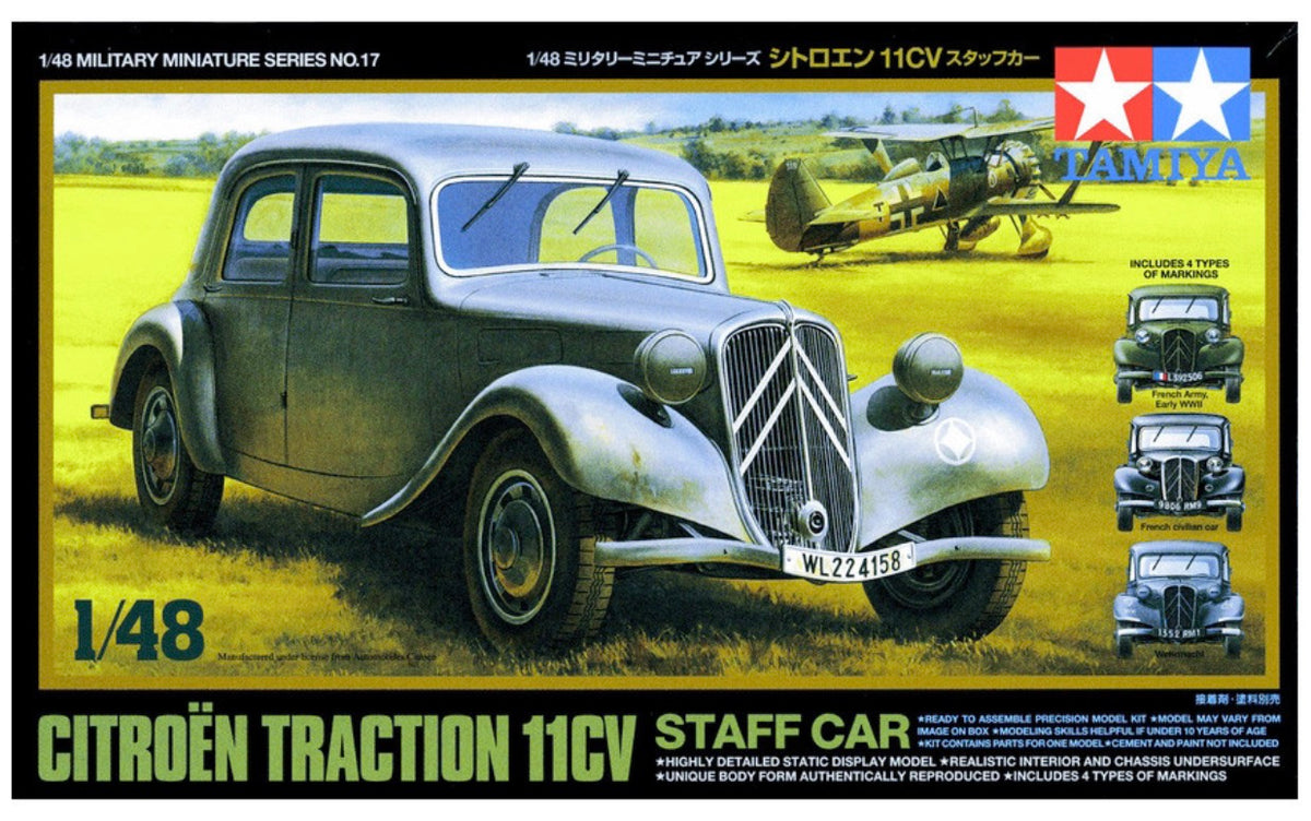 Tamiya 32517 Citroën Traction Avant 11CV Staff Car