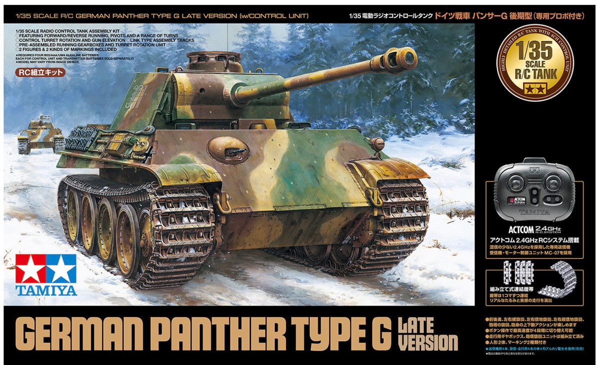 Tamiya 48219 1:35 RC Panther G Late Version (With Control Unit)