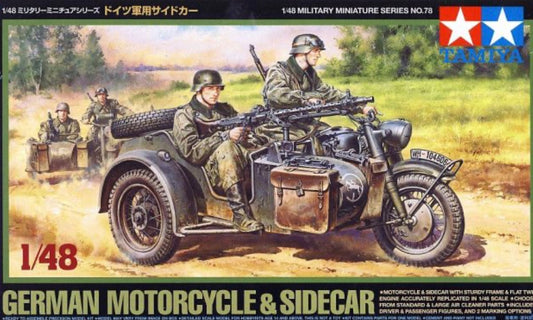 Tamiya 32578 German Motorcycle & Sidecar