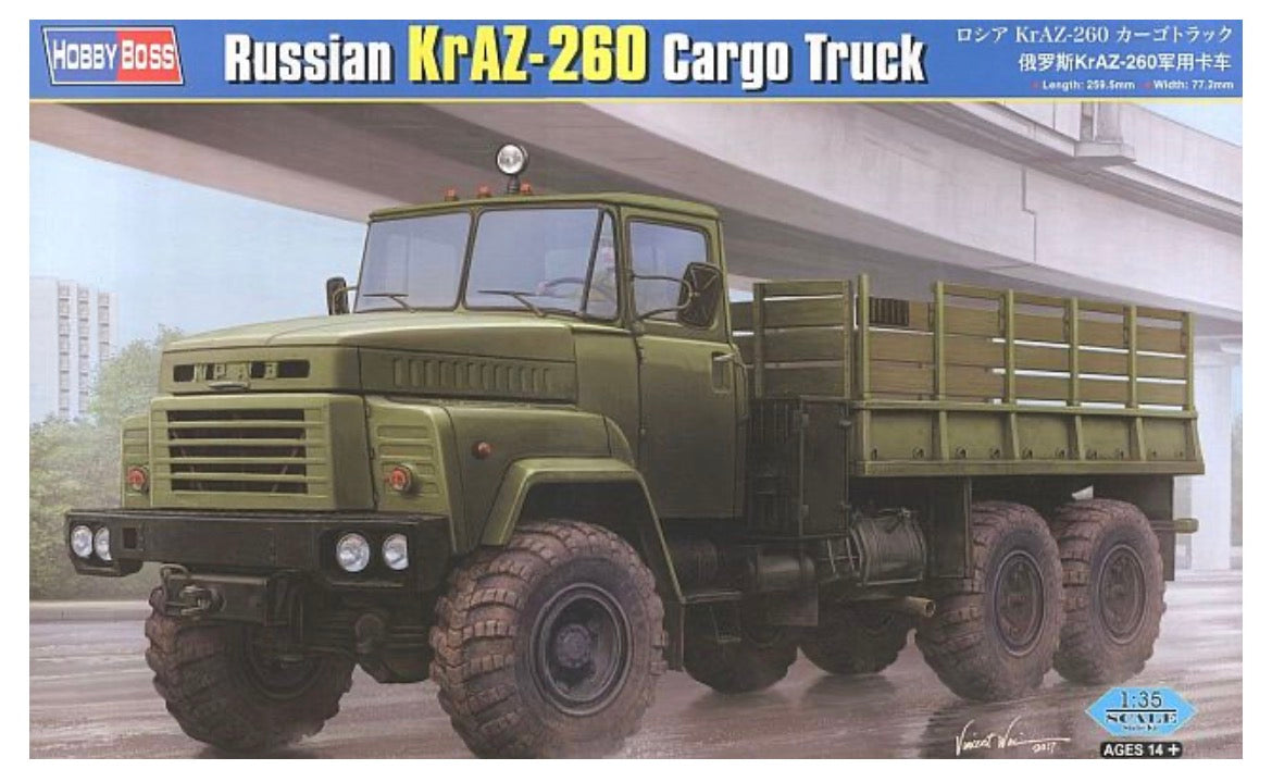 Hobbyboss 85510 Russian KrAZ-260 Cargo Truck