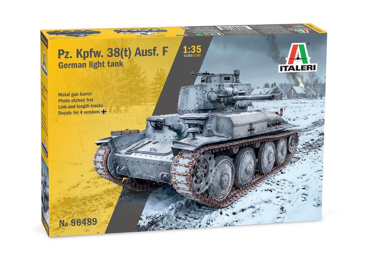 Italeri 96489 Pz.Kpfw. 38(t) Ausf. F 'Ghost Division'