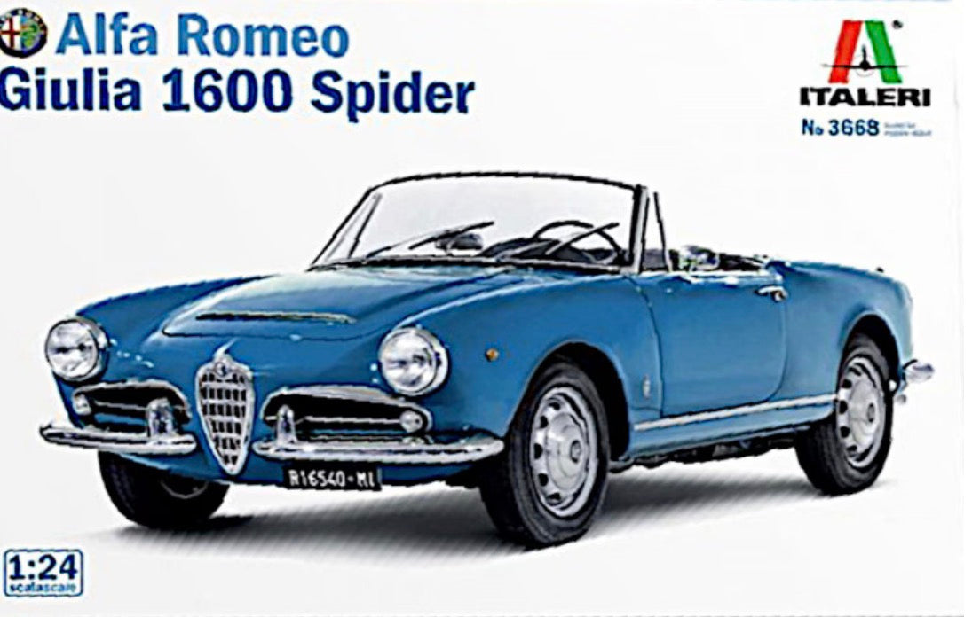 Italeri No.3668 Alfa Romeo Giulia 1600 Spider