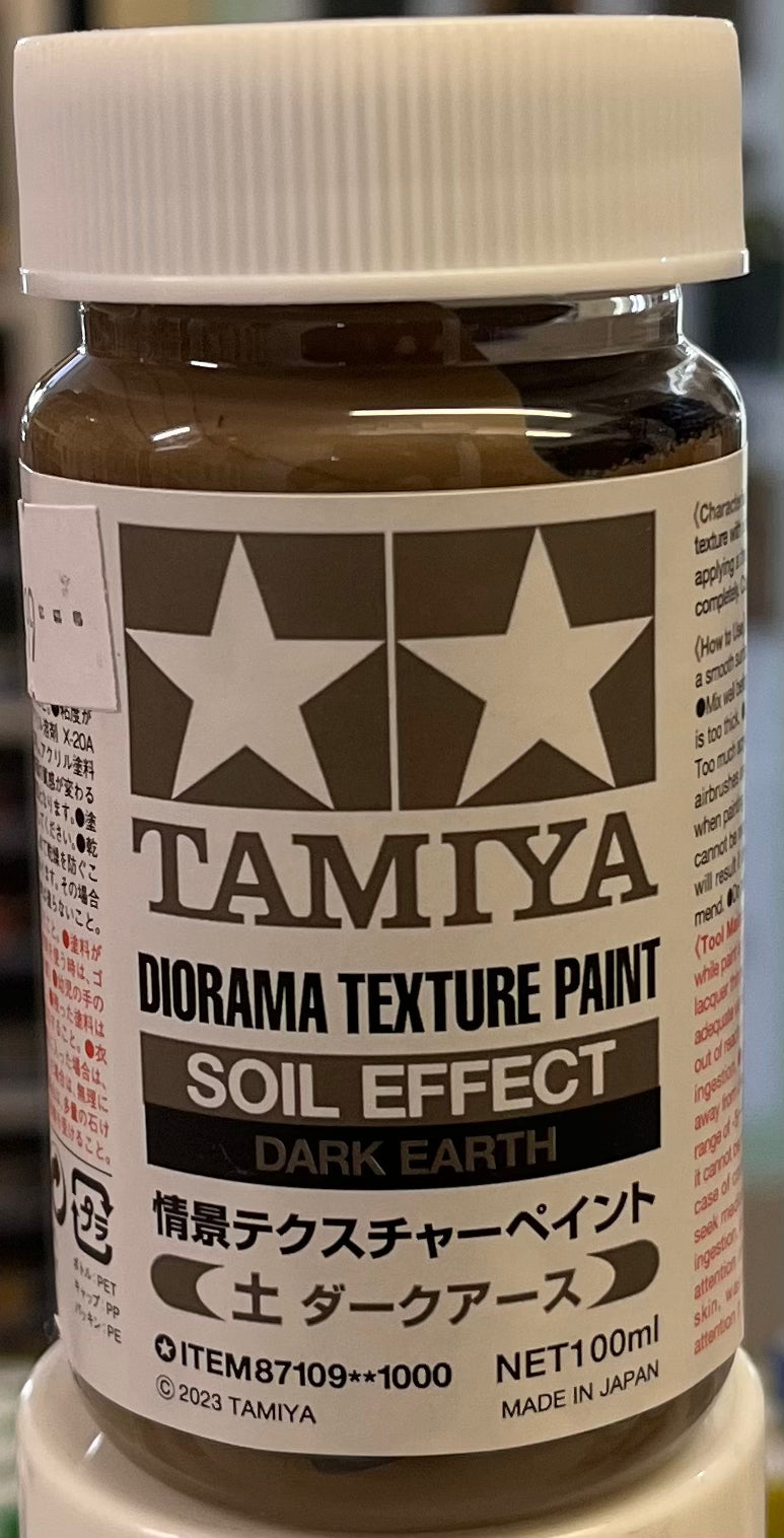 Tamiya Diorama Texture Paint - Soil Effect - Dark Earth