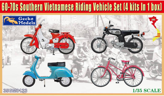 Gecko 35GM0133 60’s-70’s Southern Vietnamese Riding Vehicle Set