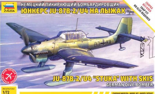 Zvezda 7323 JU-87B-2/U4 “Stuka” with Skis