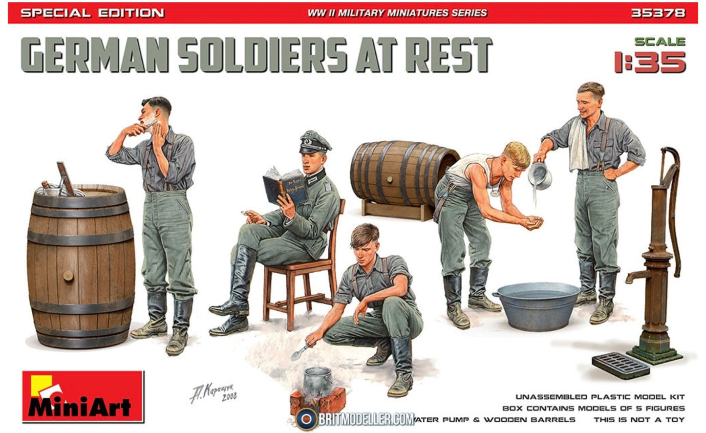 Miniart 35378 German Soldiers At Rest