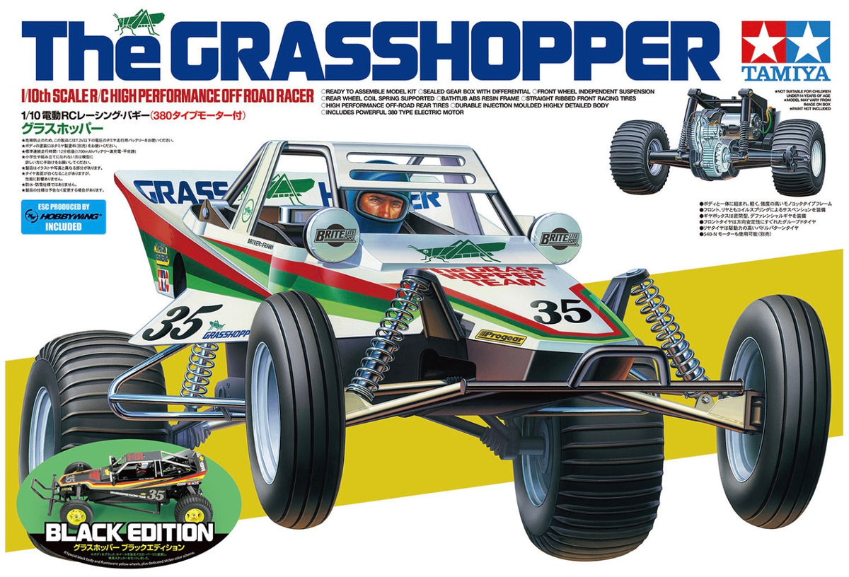 Tamiya 47522 The Grasshopper Black Edition