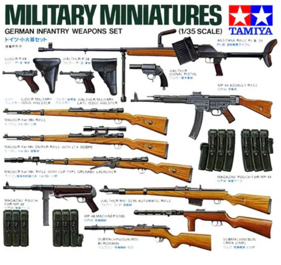 Tamiya 35111 German Infantry Weapons Set