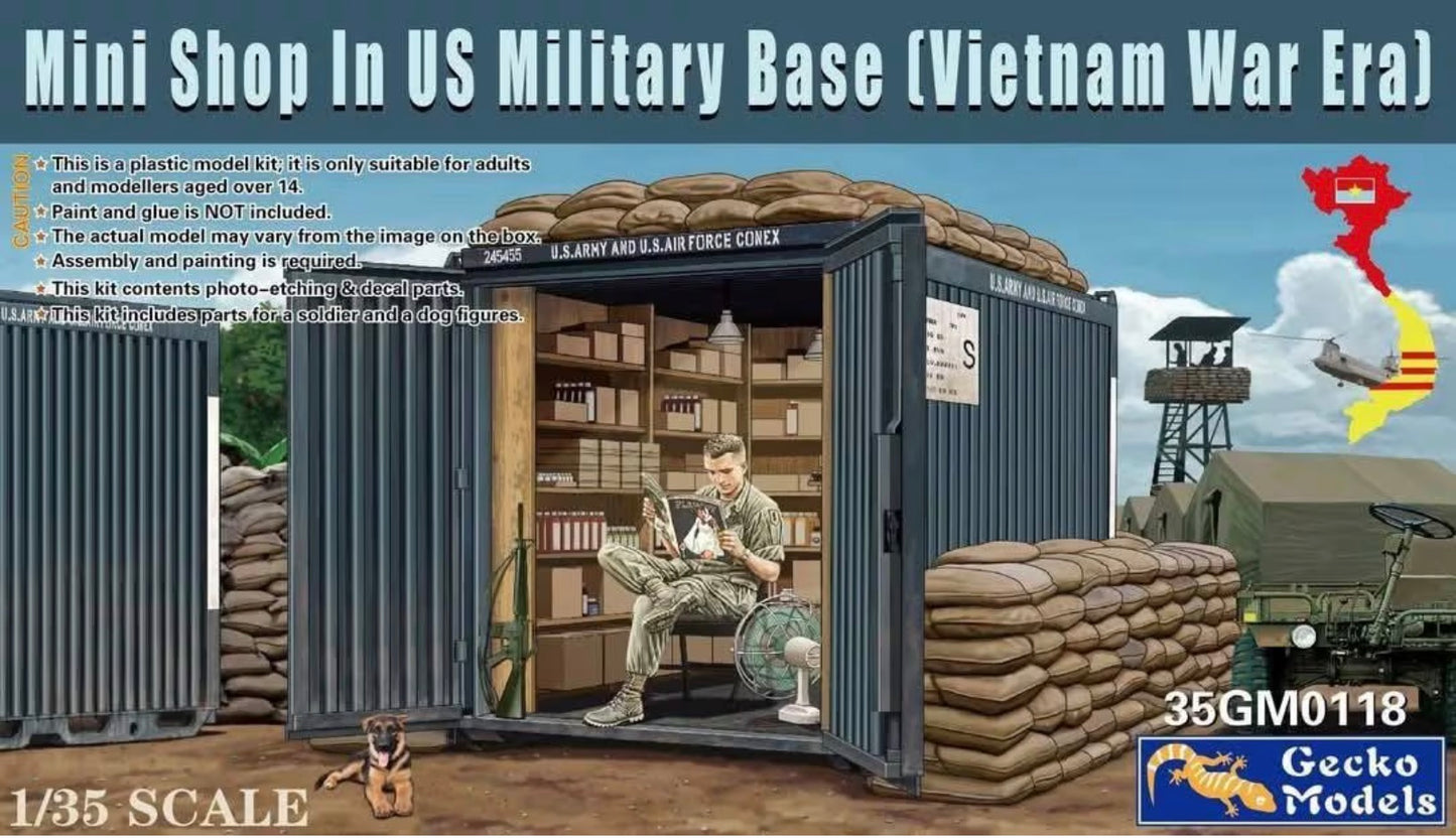 Gecko 35GM0118 Mini Shop In US Military Base